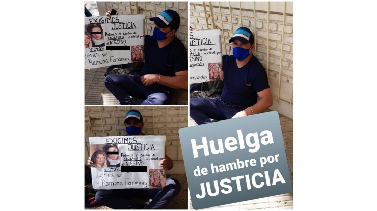 Realiza una huelga de hambre pidiendo justicia